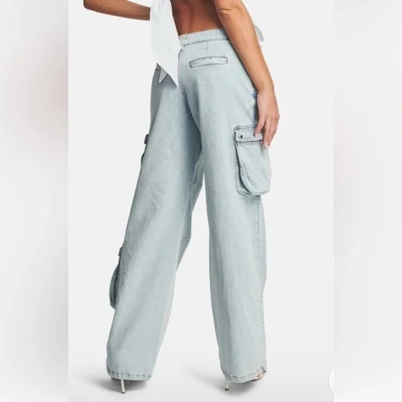Ser.o.ya Retrofete NWT Samira Low Rise Cargo Pants Free Peoplesize 29